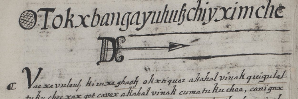 A manuscript written in Sololá, Guatemala between 1619 and 1650.