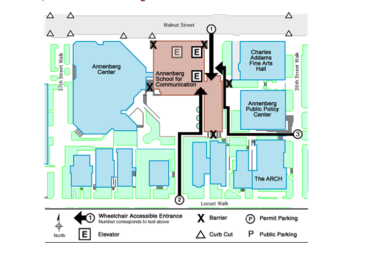 Annenberg Library accessible entrance