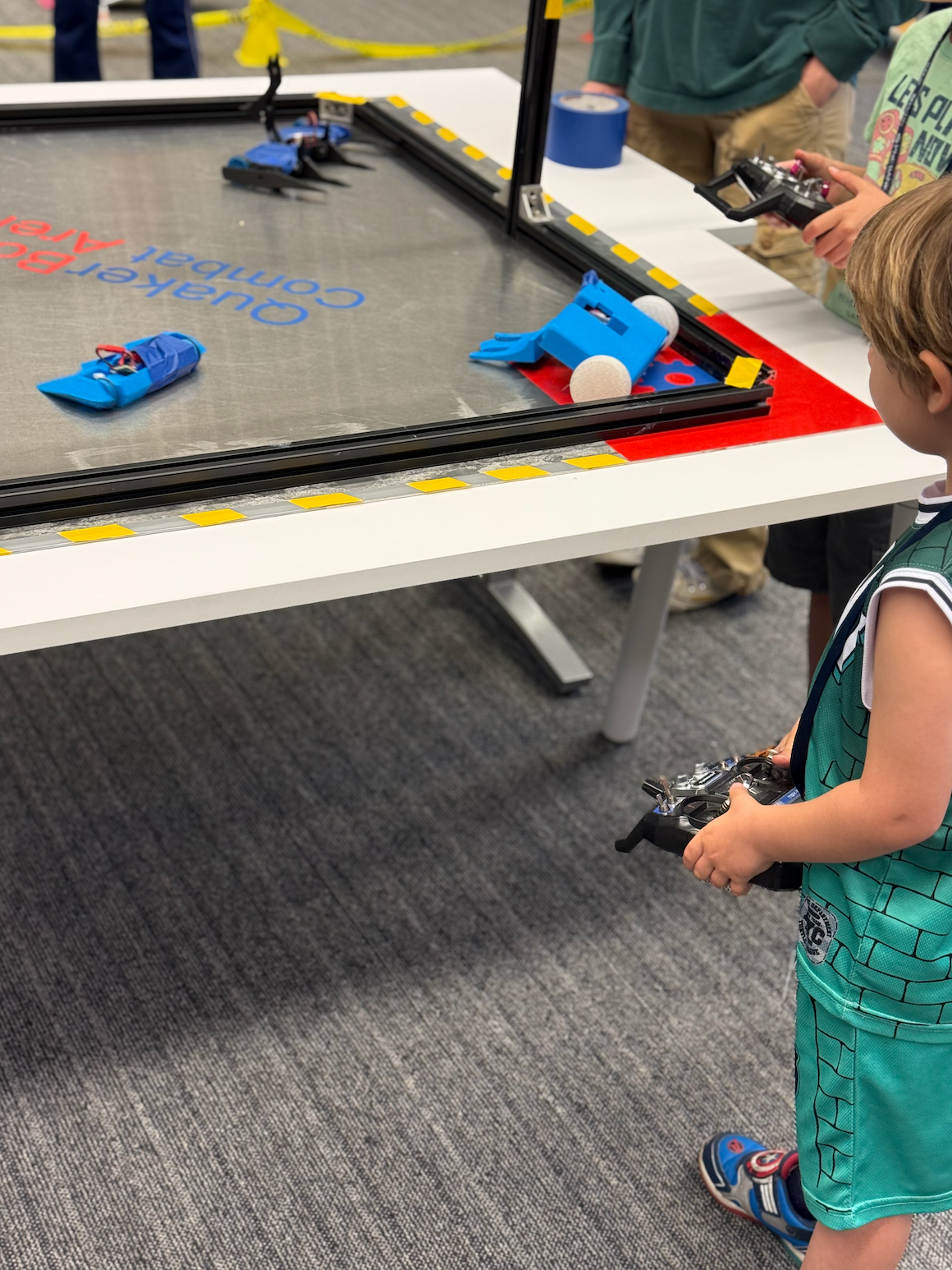 children control the fighting robots