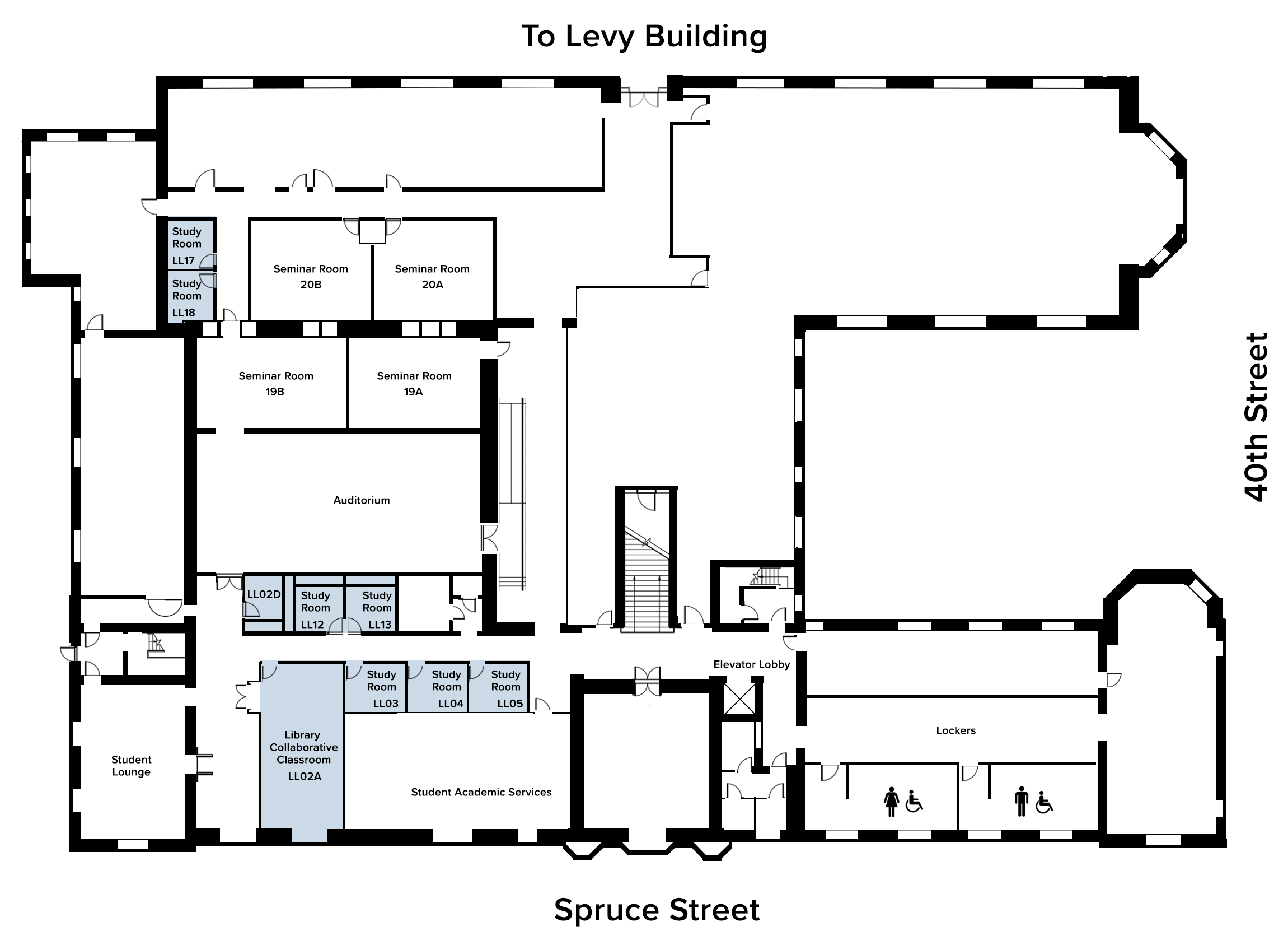 Floor Plan - Dental Library - Lower Level