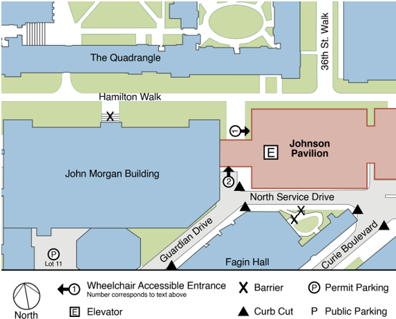 Holman Biotech Commons accessible entrance