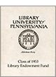 The Class of 1953 Fund Home Page  Bookplate