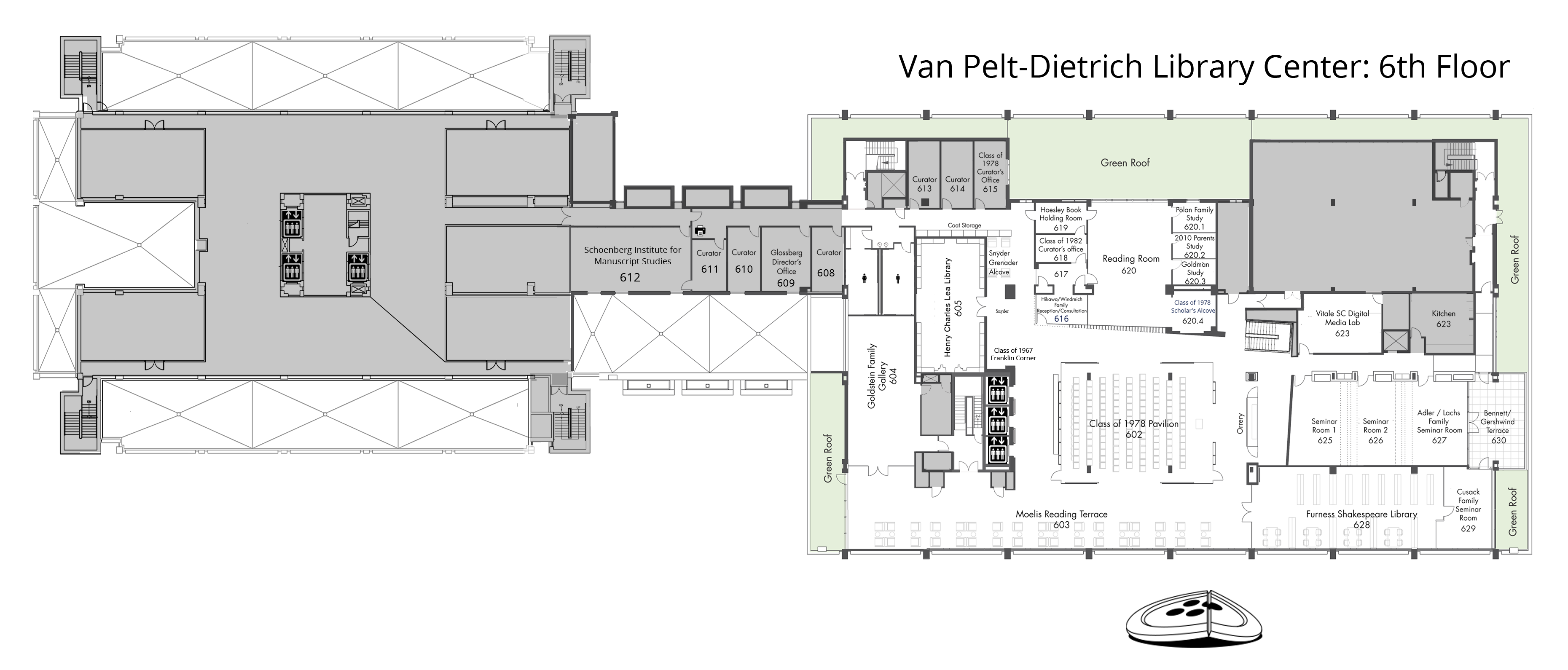 Van Pelt Dietrich Library Center Sixth Floor Penn Libraries