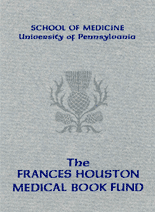The Frances Houston Medical Book Fund Bookplate.