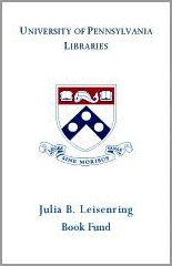 Julia B. Leisenring Book Fund bookplate.
