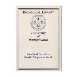 President Emeritus Martin Meyerson Fund Bookplate