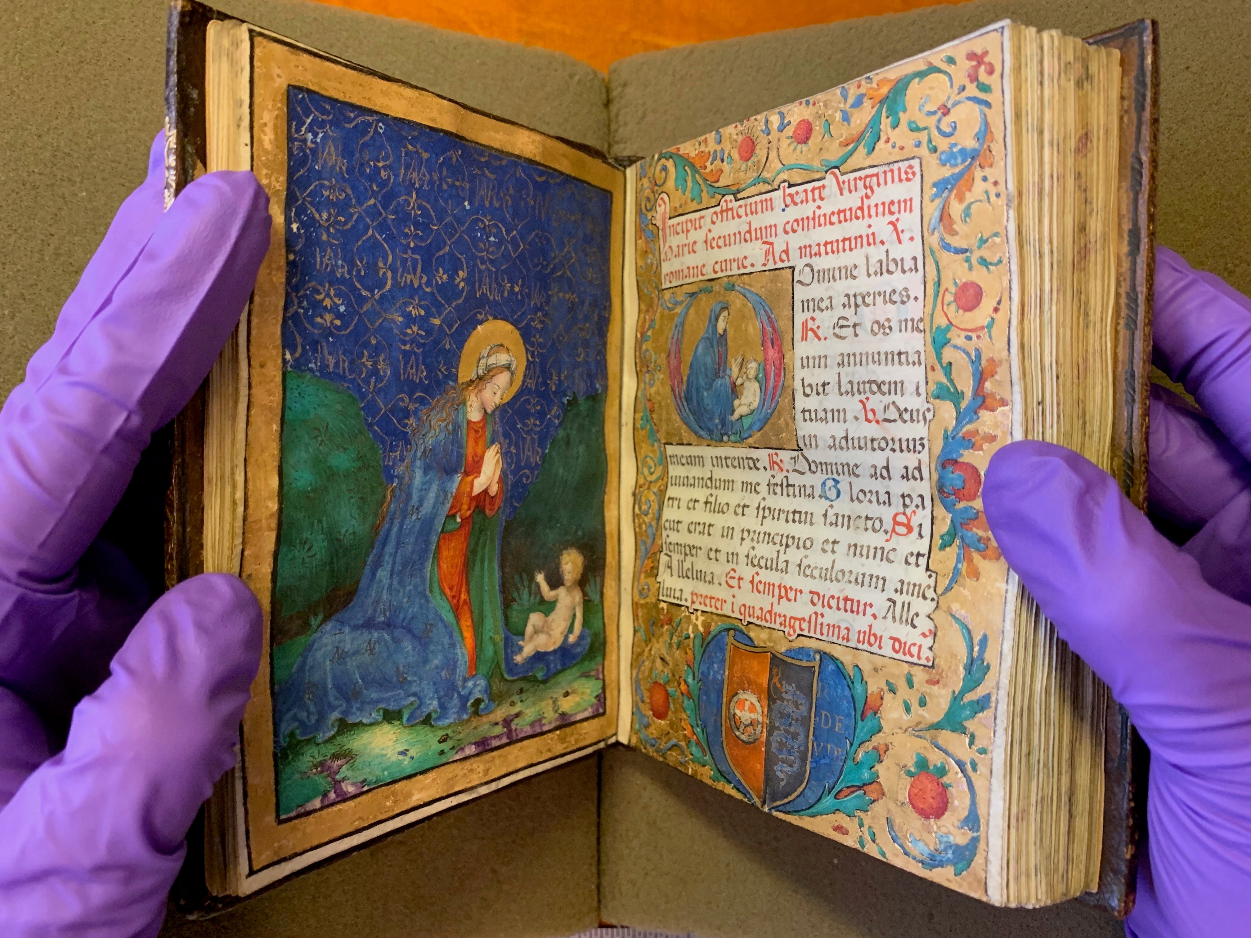 Book from Making the Renaissance Manuscript exhibit.