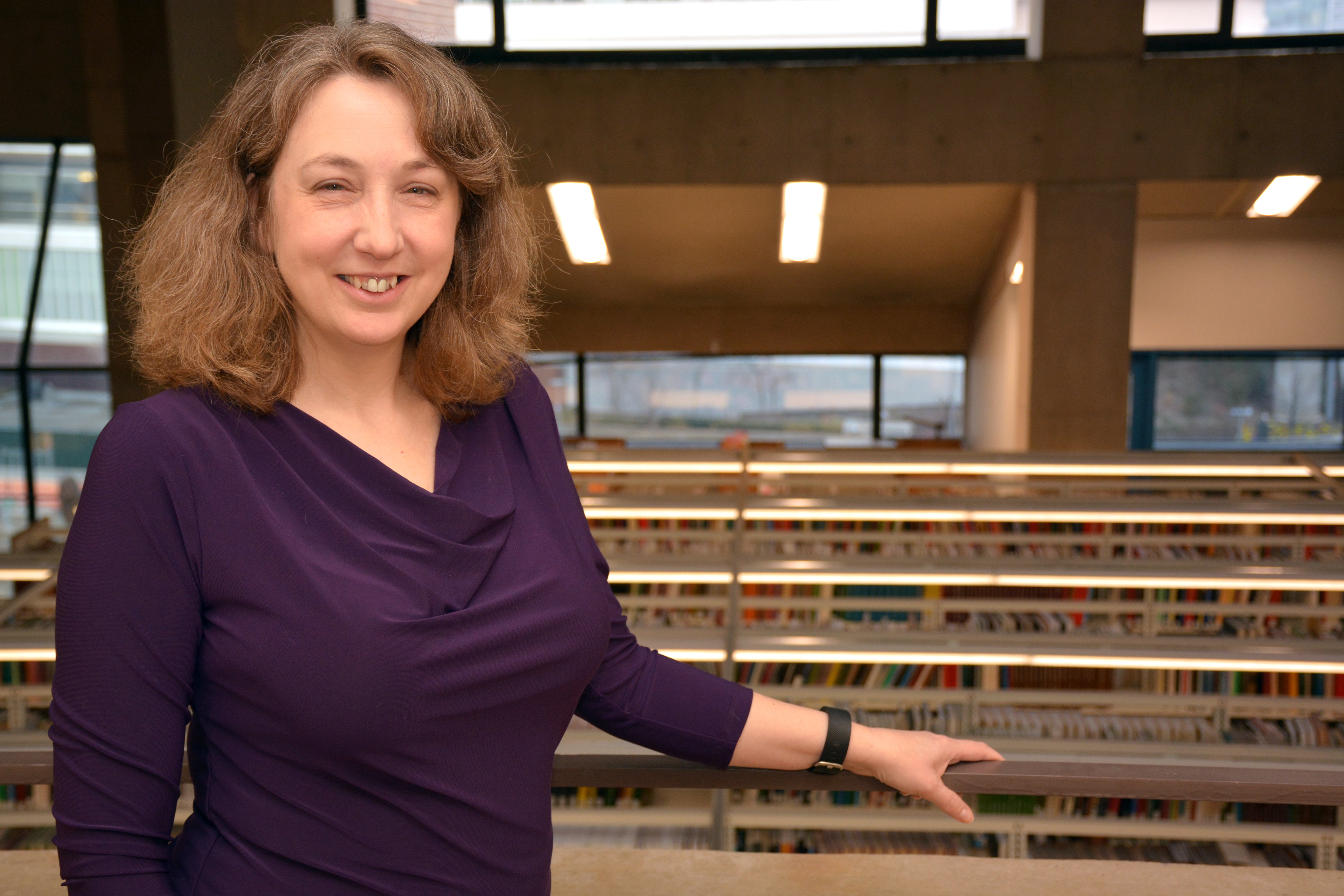 Deborah Stewart, head of the Penn Museum Library.