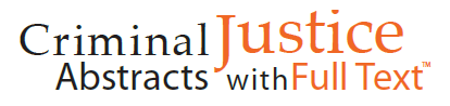 Criminal Justice Abstracts with Full Text logo. 
