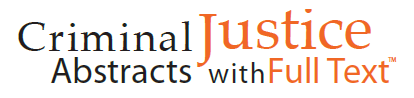 Criminal Justice Abstracts with Full Text logo.