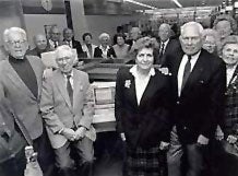 Class of 1937 Representatives at the dedication of the Class of 1937 Computer Center