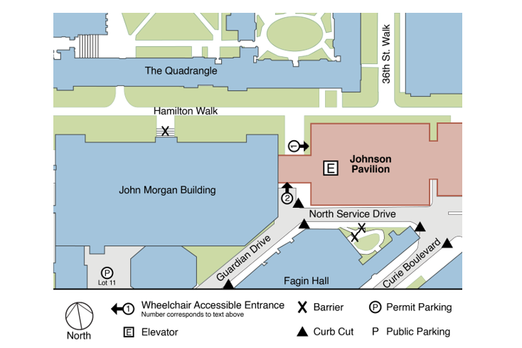 Holman Biotech Commons accessible entrance